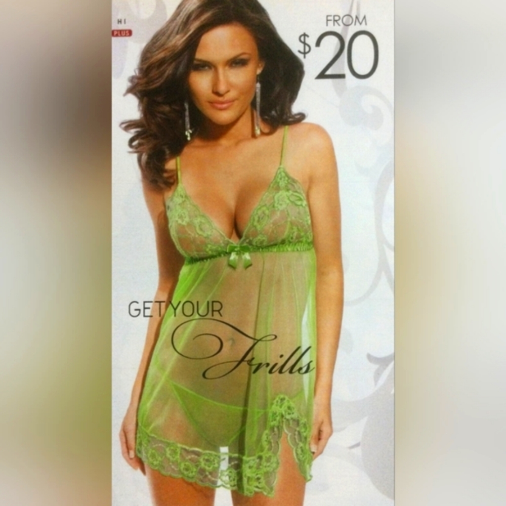 Fredericks of Hollywood Baby Doll Halter